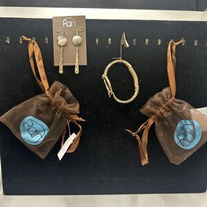 Rain Earrings And Bracelet Jewelry